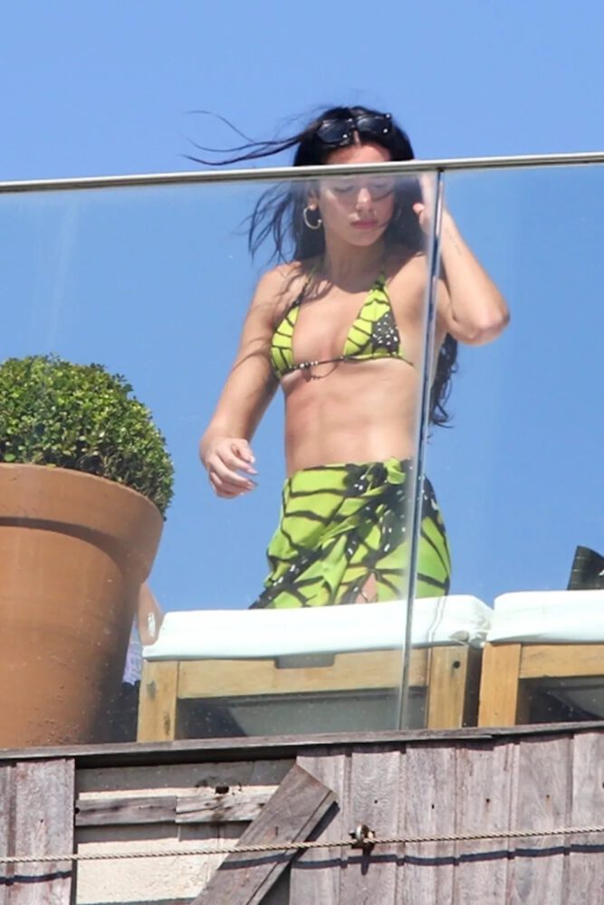 Dua Lipa Rooftop Thong Bikini Rio De Janeiro Sexy Body