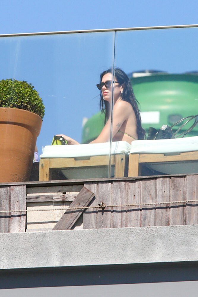 Dua Lipa Rooftop Thong Bikini Rio De Janeiro Sexy Body