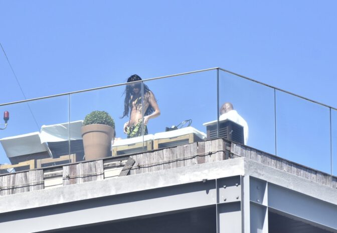 Dua Lipa Rooftop Thong Bikini Rio De Janeiro Sexy Body