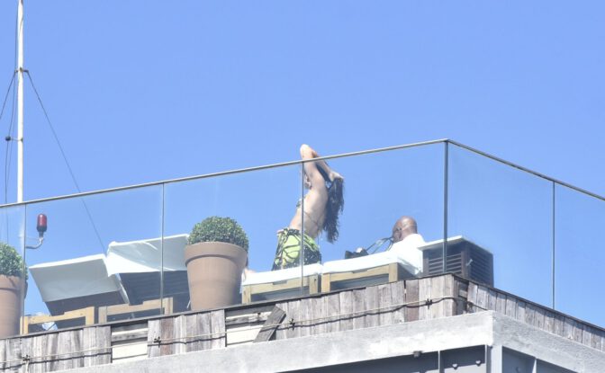 Dua Lipa Rooftop Thong Bikini Rio De Janeiro Sexy Body