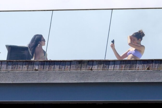 Dua Lipa Rooftop Thong Bikini Rio De Janeiro Sexy Body