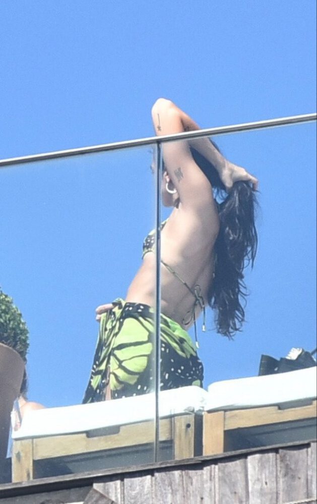Dua Lipa Rooftop Thong Bikini Rio De Janeiro Sexy Body
