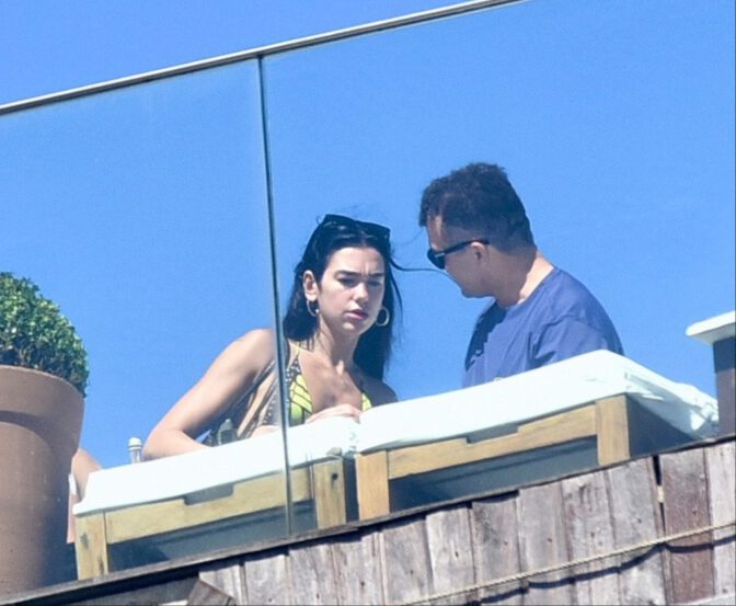 Dua Lipa Rooftop Thong Bikini Rio De Janeiro Sexy Body
