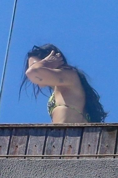 Dua Lipa Rooftop Thong Bikini Rio De Janeiro Sexy Body