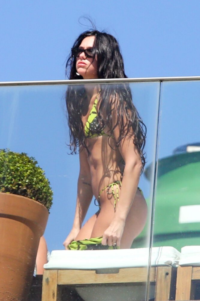 Dua Lipa Rooftop Thong Bikini Rio De Janeiro Sexy Body