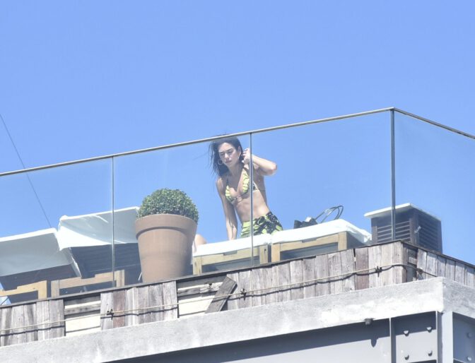 Dua Lipa Rooftop Thong Bikini Rio De Janeiro Sexy Body