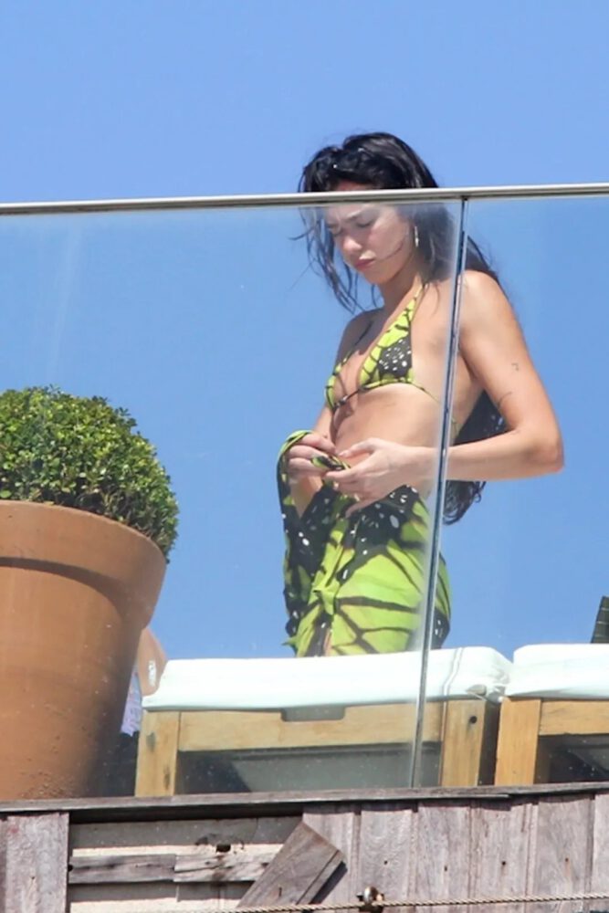 Dua Lipa Rooftop Thong Bikini Rio De Janeiro Sexy Body