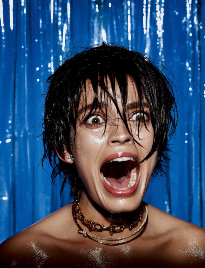 Emma Mackey Nipples Sheer Bodysuit Flaunt Magazine