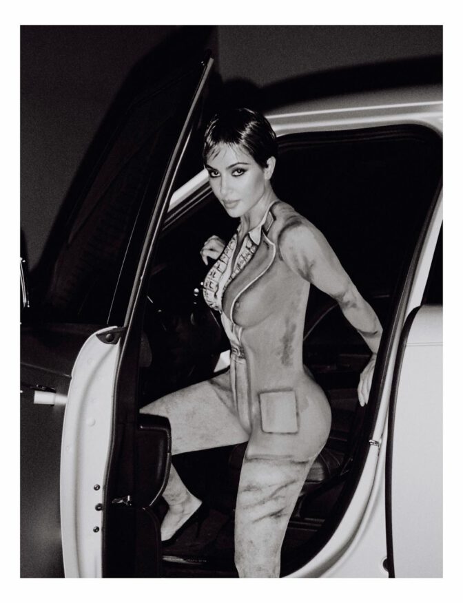 Kim Kardashian Naked Body Paint Re Edition Magazine