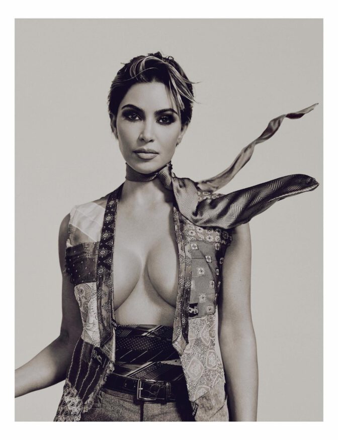 Kim Kardashian Naked Body Paint Re Edition Magazine