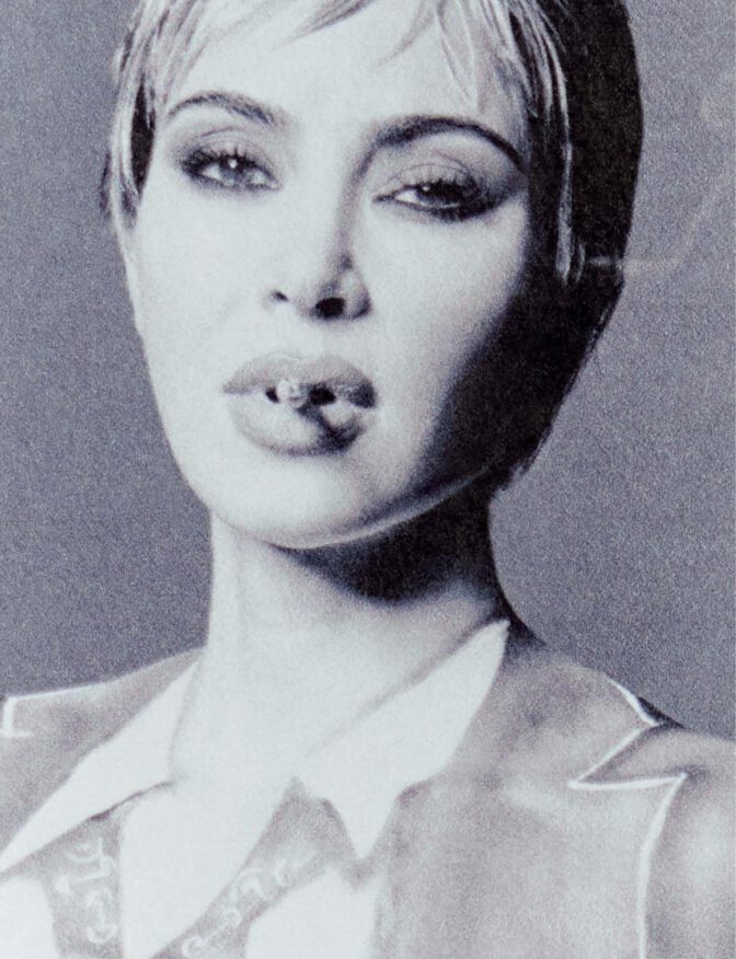 Kim Kardashian Naked Body Paint Re Edition Magazine