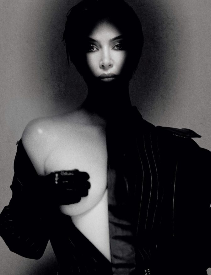 Kim Kardashian Naked Body Paint Re Edition Magazine