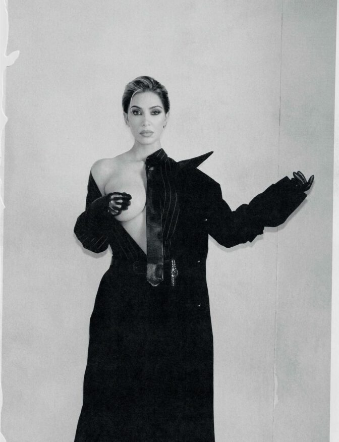 Kim Kardashian Naked Body Paint Re Edition Magazine