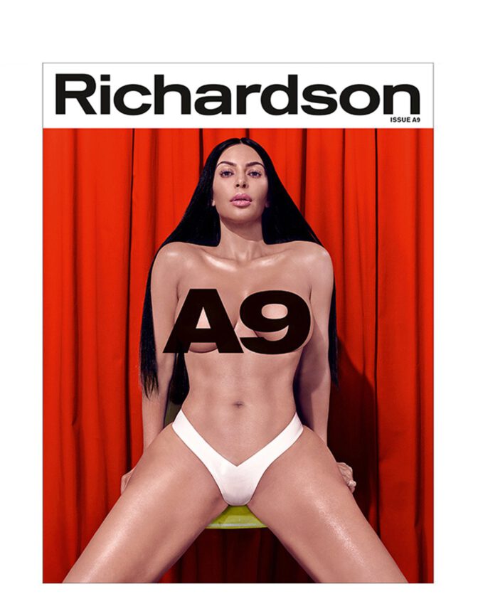 Kim Kardashian Nude Richardson Magazine Uncensored