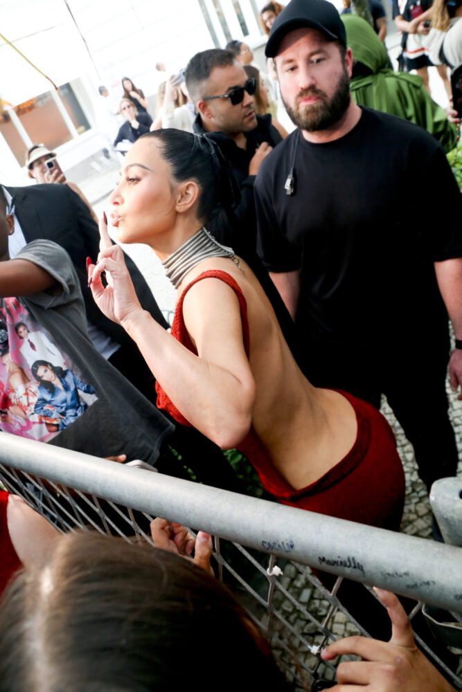 Kim Kardashian See Through Dress Nipples Ass Rio