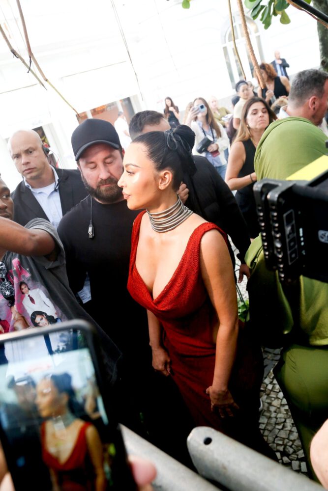 Kim Kardashian See Through Dress Nipples Ass Rio