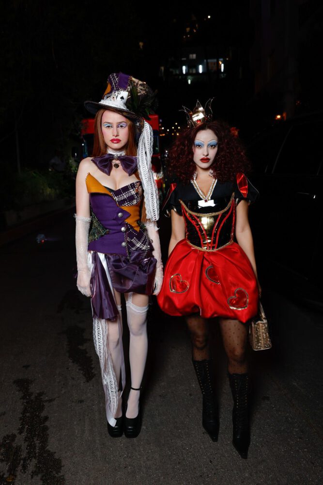 Madelaine Petsch Cleavage Stockings Camila Mendes Legs