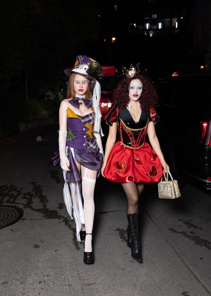 Madelaine Petsch Cleavage Stockings Camila Mendes Legs