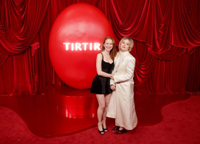 Madelaine Petsch Tirtir La Red Carpet Velvet Mini Cleavage Legs