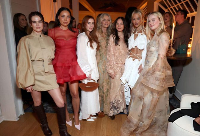 Rita Ora Zimmermann La Party Abs Midriff Curve Flaunt