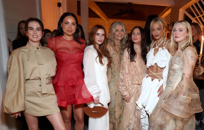 Rita Ora Zimmermann La Party Abs Midriff Curve Flaunt