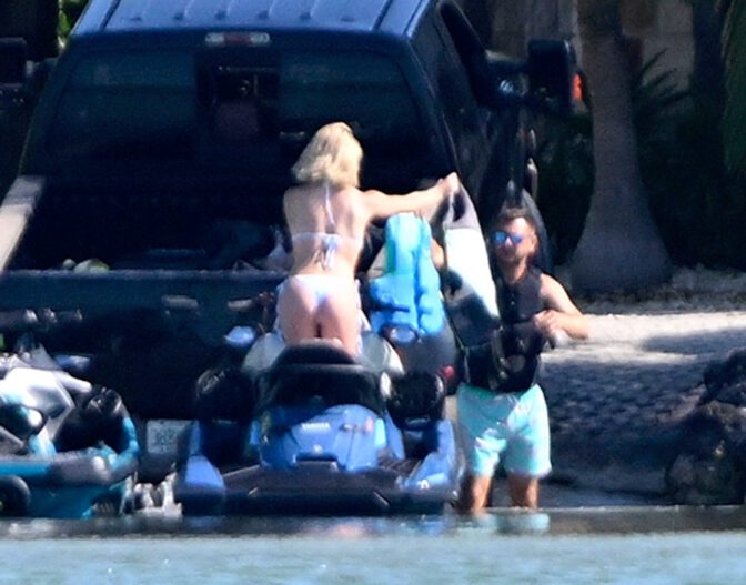 Sydney Sweeney Bikini Booty Florida Jet Ski Paparazzi