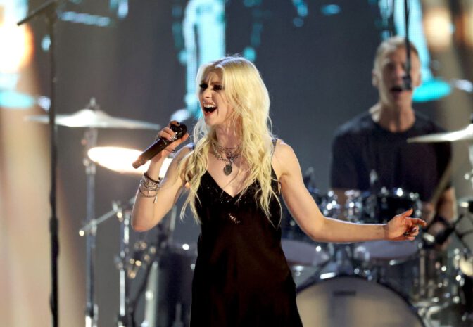 Taylor Momsen Nipples See Through Lace Dress Rock Hall