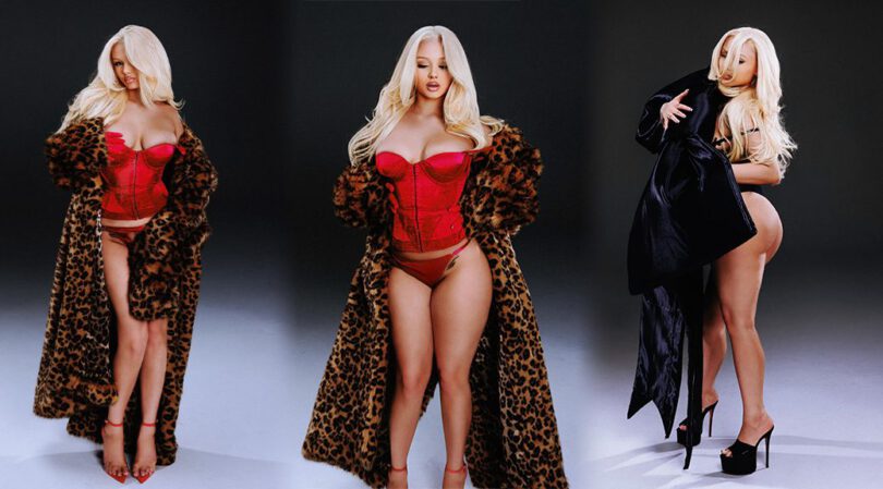 Alabama Barker Goes Wild: Busty Blonde Bombshell in Jaw-Dropping Lingerie