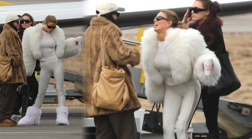 Brooks Nader Stuns Aspen: Braless, See-Through, & Booty on Display!