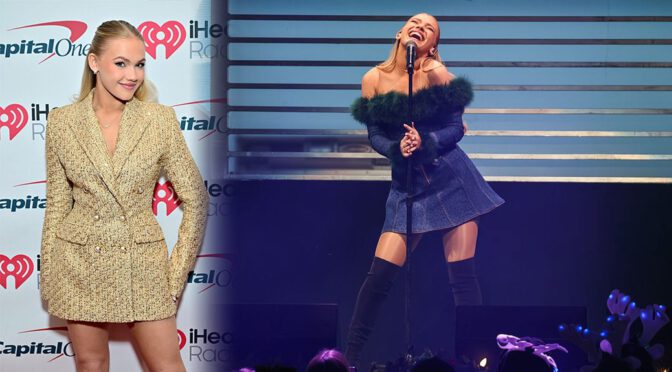 Freya Skye Flaunts Long, Sexy Legs in Jaw-Dropping Mini at Jingle Ball