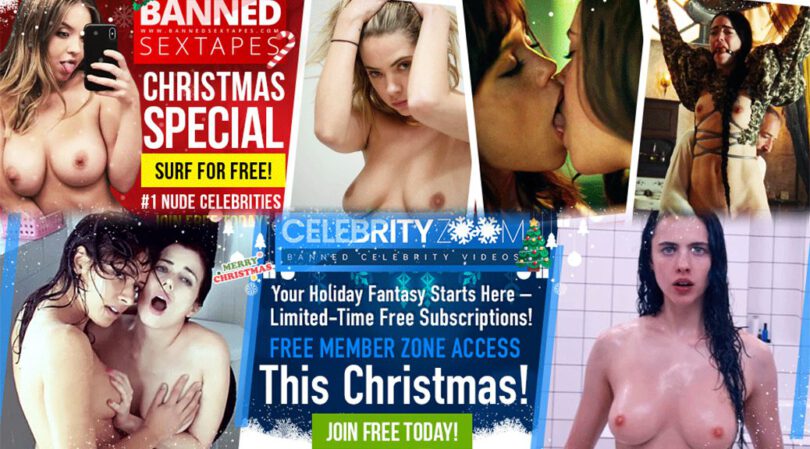❄️🔥 WINTER MADNESS — TWO WEEKS OF FREE ACCESS AT THE HOTTEST CELEBRITY TEASE SITES ONLINE! 🔥❄️