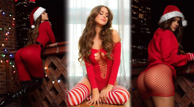 Yanet Garcia’s Christmas Booty in Fishnets – The Hottest Holiday Gift
