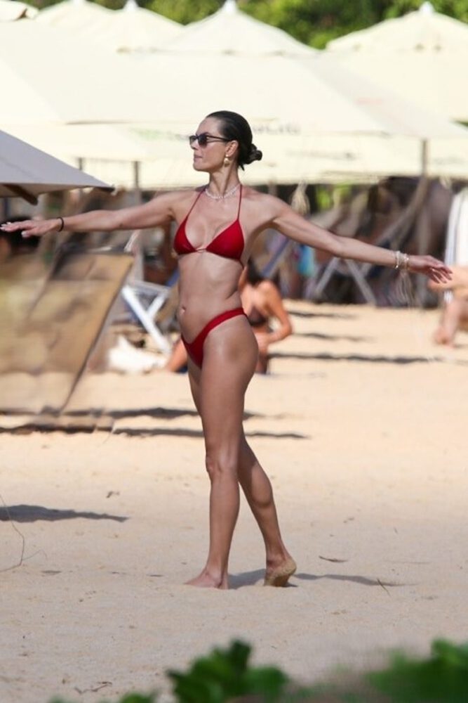 Alessandra Ambrosio Pernambuco Tiny Thong Bikini Body