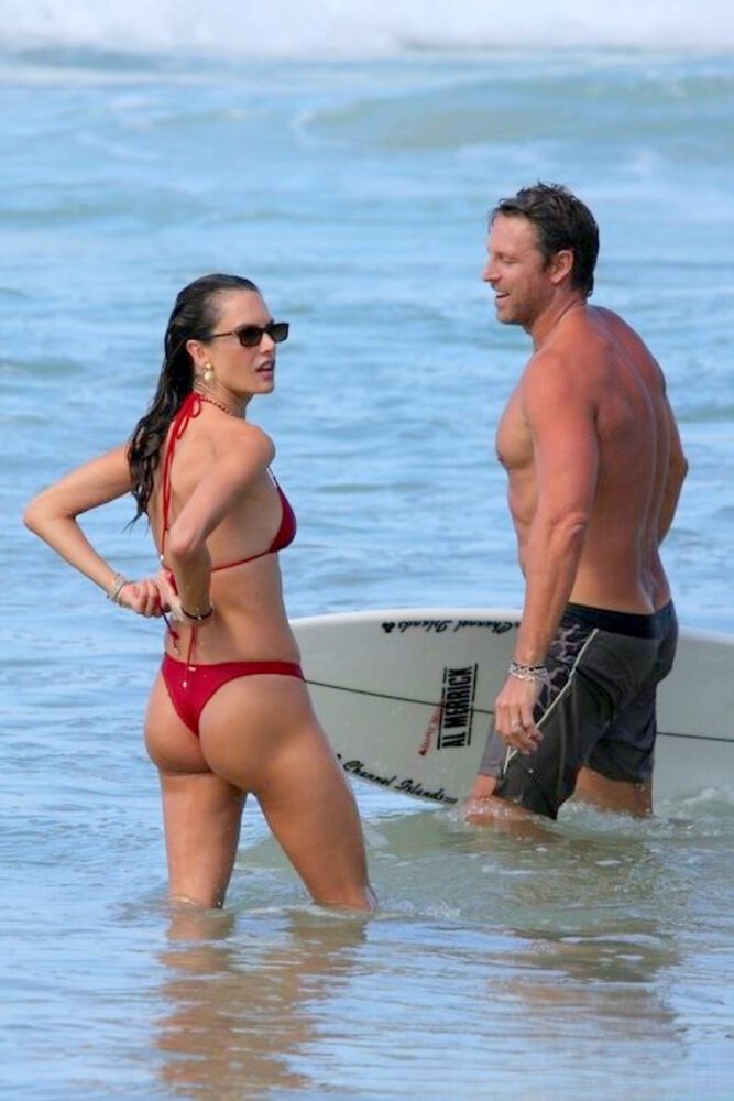 Alessandra Ambrosio Pernambuco Tiny Thong Bikini Body