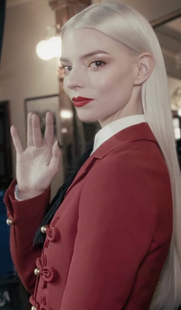 Anya Taylor Joy Dior Robe Nipslip Malfunction