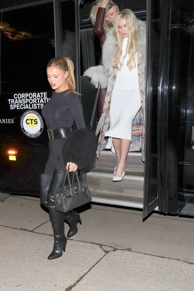 Brooks Nader Aspen Sexy Bodysuit Thigh High Boots