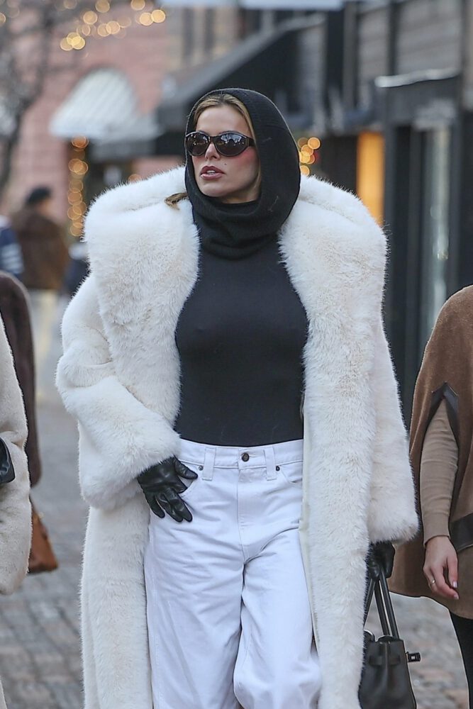 Brooks Nader Braless See Through Top Aspen Nsfw