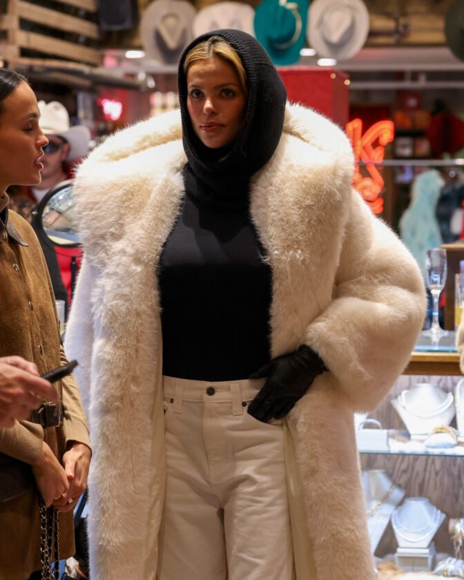 Brooks Nader Braless See Through Top Aspen Nsfw