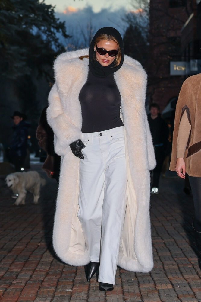 Brooks Nader Braless See Through Top Aspen Nsfw