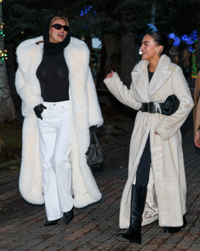 Brooks Nader Braless See Through Top Aspen Nsfw