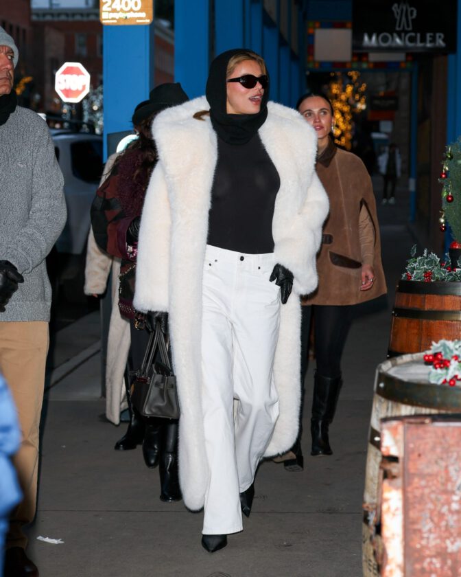 Brooks Nader Braless See Through Top Aspen Nsfw