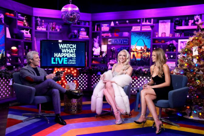 Brooks Nader Deep Cleavage Curves Wwhl Sexy Tv Look