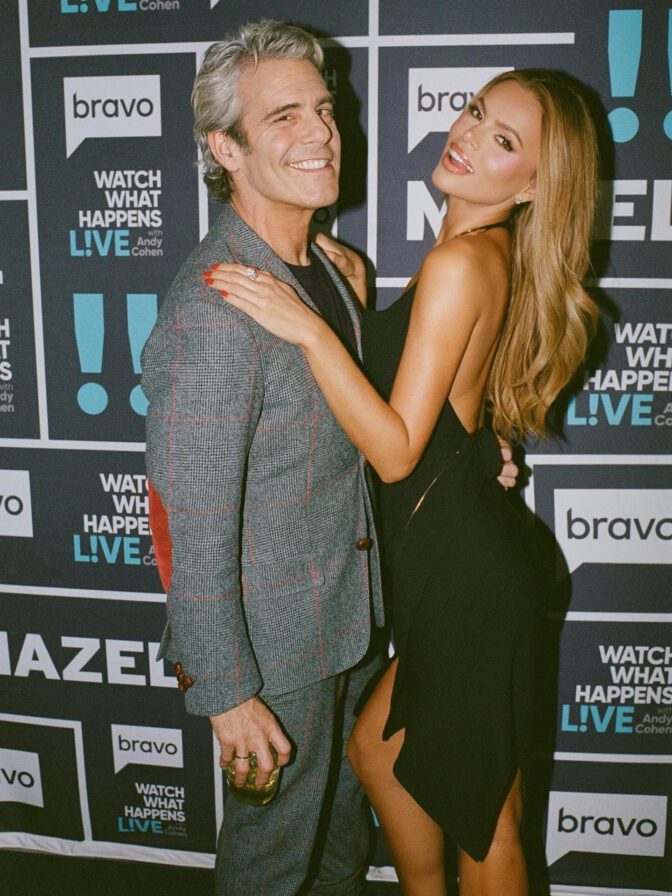 Brooks Nader Sideboob Black Dress Caroline Corbo