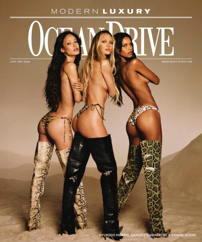 Candice Swanepoel Bikini Ocean Drive Magazine