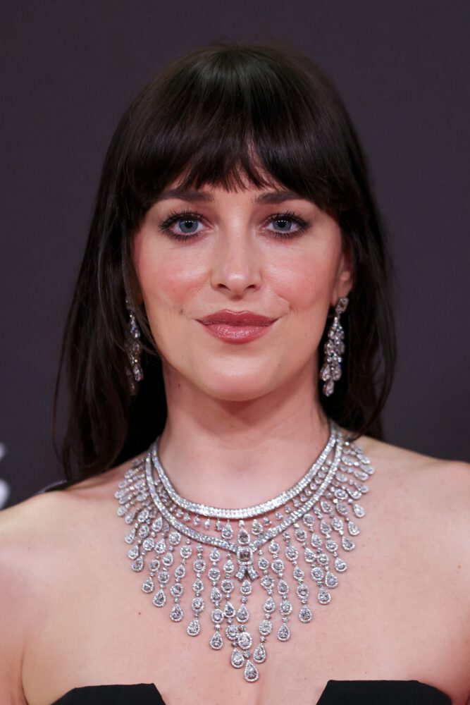 Dakota Johnson Cleavage Bare Legs Sexy Red Sea Film Fest