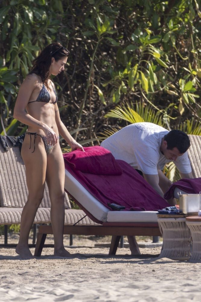 Dua Lipa Barely There Bikini Booty Mexico Beach