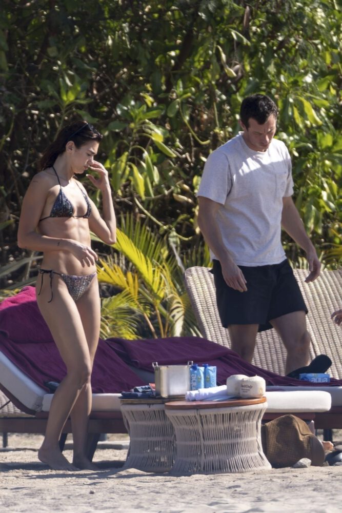 Dua Lipa Barely There Bikini Booty Mexico Beach