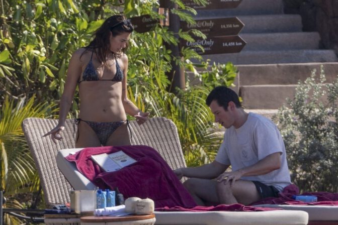 Dua Lipa Barely There Bikini Booty Mexico Beach