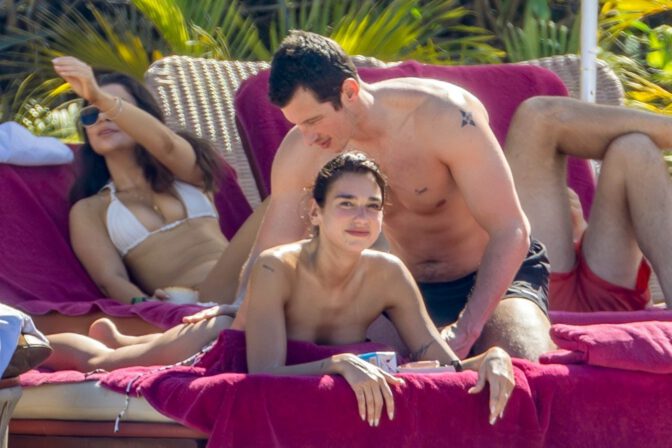 Dua Lipa Thong Bikini Beach Mexico Bare Booty Sexy
