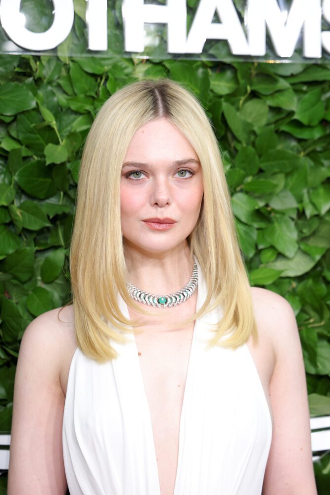 Elle Fanning Braless Sideboob Gotham Awards